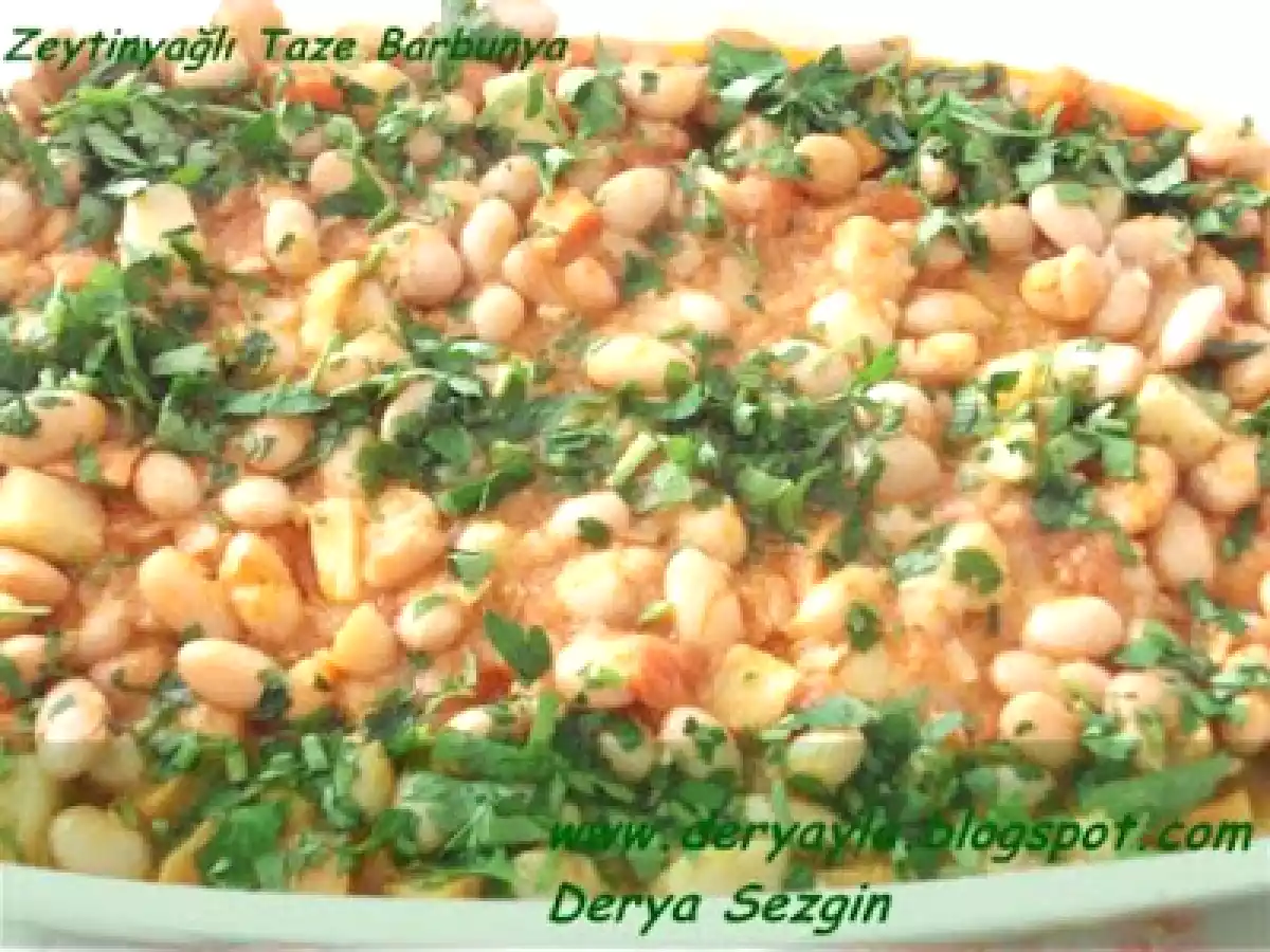 Zeytinyağlı Taze Barbunya ve İftar Menüsü-5